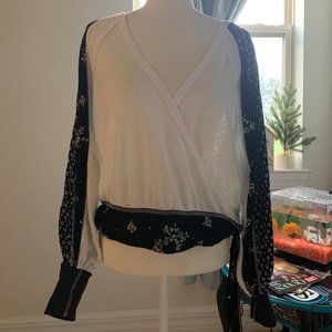 Free People Tie Shirt